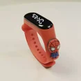 thumbnail image 2 of 12pcs Reloj Digital Led Colores Niños Mayoreo Dibujos Color De La Correa Combinación De Colores Color Del Bisel Negro, 2 of 8