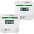 thumbnail image 1 of Carbon Monoxide Detector 2 Pack,Battery Operated CO Alarm with LCD Digital Display and Sound Warning，Portable Travel CO Alarm for House and Car (2AAA Batteries NOT Included), 1 of 5
