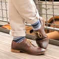 thumbnail image 2 of Pierre Henry Over the Calf Socks for Men (3 pairs) | Cotton Over the Calf Dress Socks | Long Socks that Stay up 12+ hours, 2 of 5