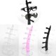 thumbnail image 4 of Sonducket Estante para gafas de sol, soporte de exhibición, tienda, soporte desmontable, rosa claro, envío gratis, almacenamiento de anteojos, barco de Cadenas y cordones para anteojos Sonducket AP015627-01, 4 of 6