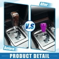 thumbnail image 5 of Unique Bargains Universal Car Gear Shift Knob Stick Shifter Handle Car Interior Shift Knob Purple, 5 of 6