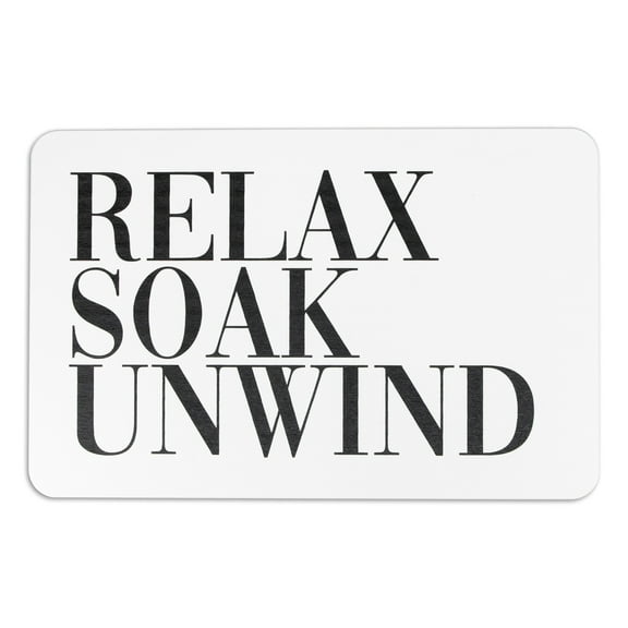 FloorPops Relax Soak Unwind Non Slip Bath Mat