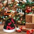 thumbnail image 4 of Cauagu Cherry Pattern Christmas Hat for Kids,Xmas Holiday Hat Santa Hat for Boys & Girls Festive Headwear Accessories for Christmas/New Year/Holiday, 4 of 6