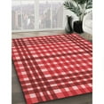 thumbnail image 3 of Ahgly Company Machine Washable Indoor Rectangle Transitional Red Area Rugs, 6' x 9', 3 of 7