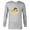 Athletic Heather, variant on Star Wars Grogu Halloween Candy Pram - Long Sleeve T-Shirt for Men - Customized-White