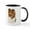 White/Black Inside, variant on CafePress - Rough Collie Mug - 11 oz Ceramic Mug - Novelty Coffee Tea Cup