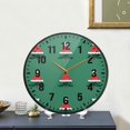 thumbnail image 4 of Yayeee Wall Clock Battery Operated 9.5" Silent Quartz Non-Ticking for Living Room Decor, Christmas Trees, 4 of 8