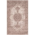thumbnail image 1 of Unique Loom Bromley Traditional Border Rug 3'3 x 5'3 Rectangle Light Brown/Ivory, 1 of 1
