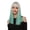 Grey Blue Gradient, variant on NFTIGB Women's Fashion Wig with Bangs Sexy Wavy Short Bobo Blue Pink Purple Mixed Heat Resistant Synthetic 12 inches / 30.5 cm