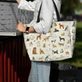 thumbnail image 7 of Xecao Dogs Funny Pets for versatile beach bag for women includes zipper pockets and waterproof material, ideal for vacations and adventures., 7 of 7