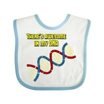 Inktastic Awesome Dna Boys or Girls Baby Bib