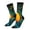 3 Black, variant on Mango In The Rain Crew Socks for Men & Women, Breathable Casual Athletic Ankle Socks
