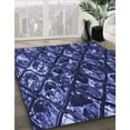 thumbnail image 2 of Ahgly Company Indoor Rectangle Patterned Light Slate Blue Area Rugs, 7' x 9', 2 of 6