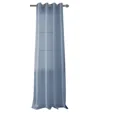 thumbnail image 3 of Gorgeous Home Linen 1 Piece Mira Faux Silk Semi-Sheer Bronze Grommet Curtain 55" x 95" Blue Slate, 3 of 5