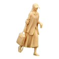 thumbnail image 4 of Figura de niña en miniatura a escala 1/64, personas en miniatura, robustas, simulación, coleccionables, resina Sin pintar, 4 of 6