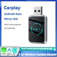 thumbnail image 2 of Adaptador USB Carplay Mirror Link, Inalámbrico, Carplay Android Auto, Bluetooth + WiFi, con Cable, Carplay A Inalámbrico A, 2 of 5