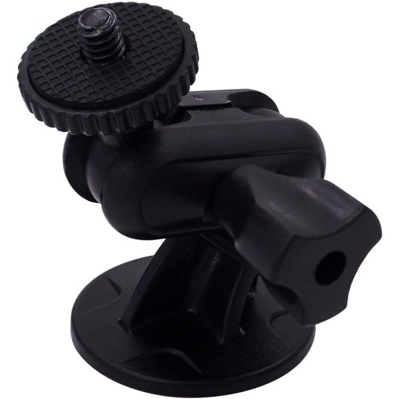 iSaddle CH01C 1/4" Thread Camera Mount Holder Mini Adhesive 16mm Base - Dash Cam Permanent Tripod Windshield/DashBoard