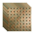 thumbnail image 1 of FASÄDE Dome Decorative Vinyl 2ft x 2ft Lay in Ceiling Panel in Copper Fantasy (5 Pack), 1 of 5