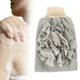 thumbnail image 2 of Exfoliating Glove, Body Scrubber - Loetky Dual Sided Glove, Reusable for Deep Cleansing and Shower Exfoliator, 2 of 9