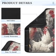 thumbnail image 4 of 2-Pack Seat Belt Covers with Flannel Seatbelt Shoulder Strap Case Adjustable Straps Soft Padding for Car Vintage Black and White Chickens Small, 4 of 8