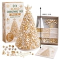 thumbnail image 3 of Neoargh Beaded Christmas Tree DIY Kit, Colorful Pearl Beaded Tree, Handmade Tabletop Decor with Sparkling Crystal Beads, Tree Topper Star for Surprise & Gift, 3 of 8