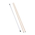 thumbnail image 4 of 2x palos de alineación de golf entrenador swing postura de postura portátil con barras de alineación de estuches de tubo transparente para apuntar, 4 of 8