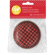 Wilton Holiday Plaid Standard Cupcake Liners, 50-count
