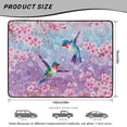 thumbnail image 7 of POLERO Car Trunk Mat for Travel Enthusiasts Hummingbird Cherry Blossom, Wear-Resistant Cargo Liner, All Weather All-Weather 29" x 39", 7 of 7