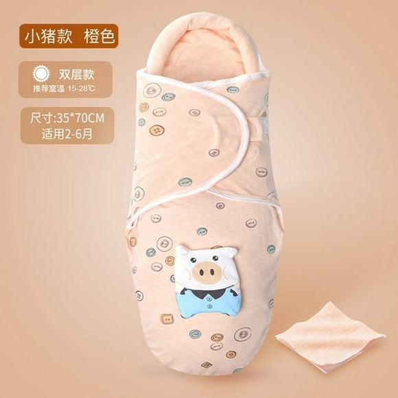 Newborn Infant Baby Sleeping Bags Soft Cotton Swaddle Wrap Blanket Protective Sleeping Bag