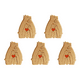 thumbnail image 1 of 5uds. Rompecabezas de madera de la familia osos oso decorativo escultura de arte de madera (E), 1 of 2