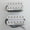 HH, variant on White Guitar Ceramics Pickups Set, for IBZ RG2550 / RG2570 Guitar Parts