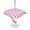 Pink, White, Rose, variant on Outdoor Tablecloth with Umbrella Hole for Patio/Picnic/Party/Camping, Black White Waterproof Table Cloth Rectangle Table Cover Washable, Farmhouse Striped Spiral Vortex Abstract (60"x 84")