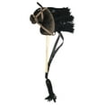 thumbnail image 4 of Caballo de juguete divertido y portátil con cabeza de animal adorable para montar a caballo durante 3 años o más Negro, 4 of 9