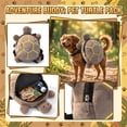 thumbnail image 5 of Dog Backpack Harness, Adjustable Dog Harness Backpack for Small Dogs, Cute Turtles Shape Bag Pet Carrier Backpacks for Hiking Training and Daily Walking, 5 of 5
