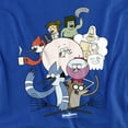 thumbnail image 2 of Regular Show Regular Cast Women's T Shirt, Royal, 2X-Large, 2 of 6