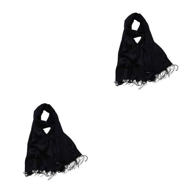 Qarigey Bufanda larga con borla Moda Bufandas de invierno Hechas a mano Damas Chal de imitación Envolturas Negocios Decoraciones de Año Nuevo Type3 NO3