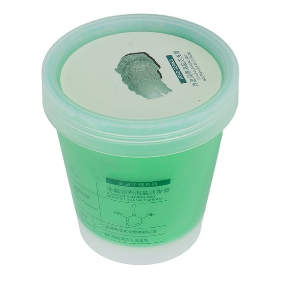 Yazoeia Sea Salt Scalp Scrub Deep Cleaning Oil Control Exfoliating Hair Scrub Scalp Moisturizer 200g/7.05oz MR318-41503