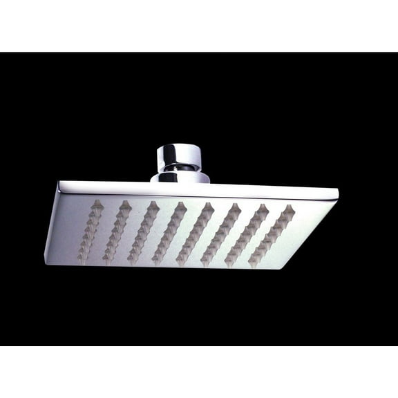 Nickel and Chrome Polished Copper Brass Body Square Waterfall Shower Head