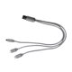 thumbnail image 1 of Cable de carga USB Cable de carga mini USB 3 en 1 Accesorios universales para cuadricóptero Cargador de accesorios para drones portátiles Drone RC, 1 of 8