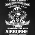 thumbnail image 3 of CafePress - Airborne Long Sleeve T Shirt - Long Sleeve Dark T-Shirt, 3 of 4