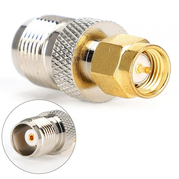 2PCS TNC Male To SMA Female Adapter, SMA Connector, Professional Coaxial Cables Supply For RF Applications Wireless LAN Accessory Antennas