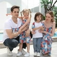 thumbnail image 6 of Odeerbi Family Matching Outfits Summer Clothes Short Sleeve Shirts Independence Day 2025 Casual Top, 6 of 6
