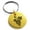 Gold, variant on Stainless Steel Dionysus Greek God of Wine Engraved Small Medallion Circle Charm Keychain Keyring