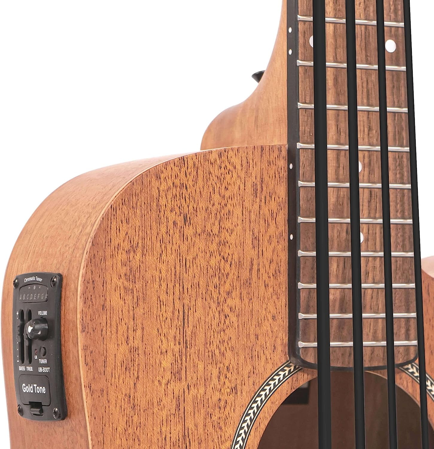 Gold Tone 23-Inch Scale Left-Handed Acoustic-Electric MicroBass with Gig Bag