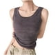 thumbnail image 2 of mfyjkho Camisetas Sin Mangas Para Mujer, Camiseta De Tirantes Con Camisola Como Base, Para Usar Por Fuera Y Por Dentro Tops Casuales Para Mujer Xl, 2 of 3