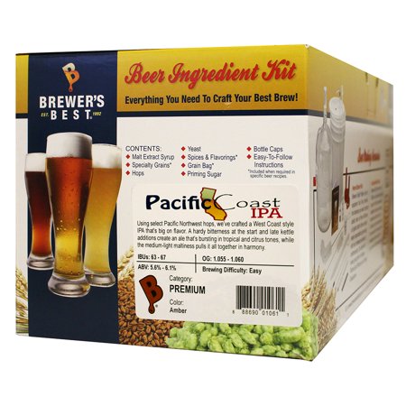 Pacific Coast IPA Beer Ingredient Kit (Best Session Ipa Beer)