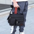 thumbnail image 3 of Wosthever Bolso bandolera de tela de gran capacidad que se adapta a un estilo de vida activo Bolso de hombro de lona Bolsos de hombro Bolso Mochilas de mochilero café talla grande, 3 of 6