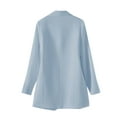 thumbnail image 5 of Busydd Womens Blazers for Work Casual Solid Color Long Sleeve Suit Blazers Turndown Collar Open Front Blazer Jacket Fashion Formal Office Dress Suit Jackets with Pockets Fall Jackets for Women, 5 of 5