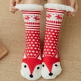thumbnail image 4 of Jumpingount Paquete de 2 calcetines altos hasta el muslo de invierno, bonitos calcetines térmicos para Cosplay por encima de la rodilla, calcetín cálido Type2 NO2 Jumpingount AP008857-02, 4 of 6