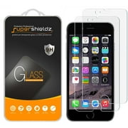 [2-Pack] Supershieldz Designed for Apple iPhone 8 Plus / iPhone 7 Plus Tempered Glass Screen Protector, Supershieldz Anti-Scratch, Anti-Fingerprint, Bubble Free [3D Touch Compatible]